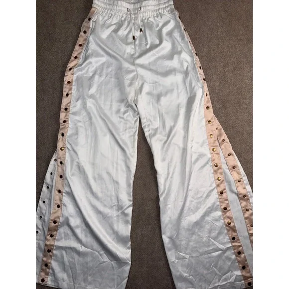 Meshki White and Tan Track Pants - Picture 2 of 11